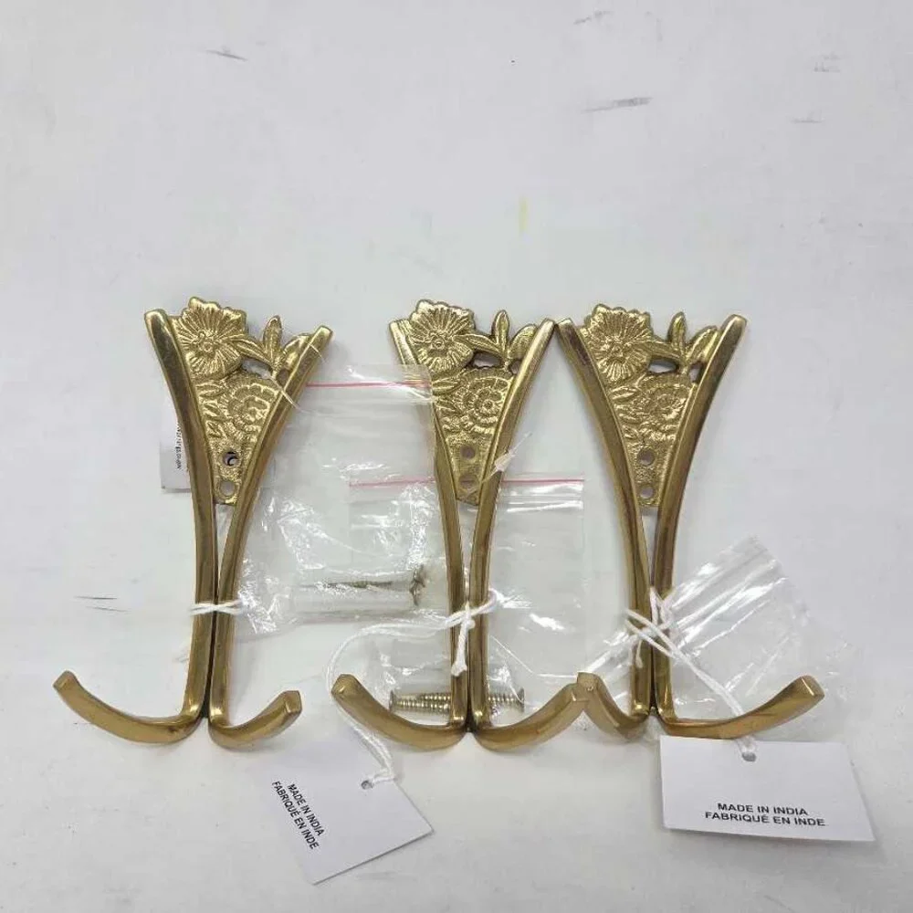 SET OF 3 Anthropologie Blume floral wall hooks